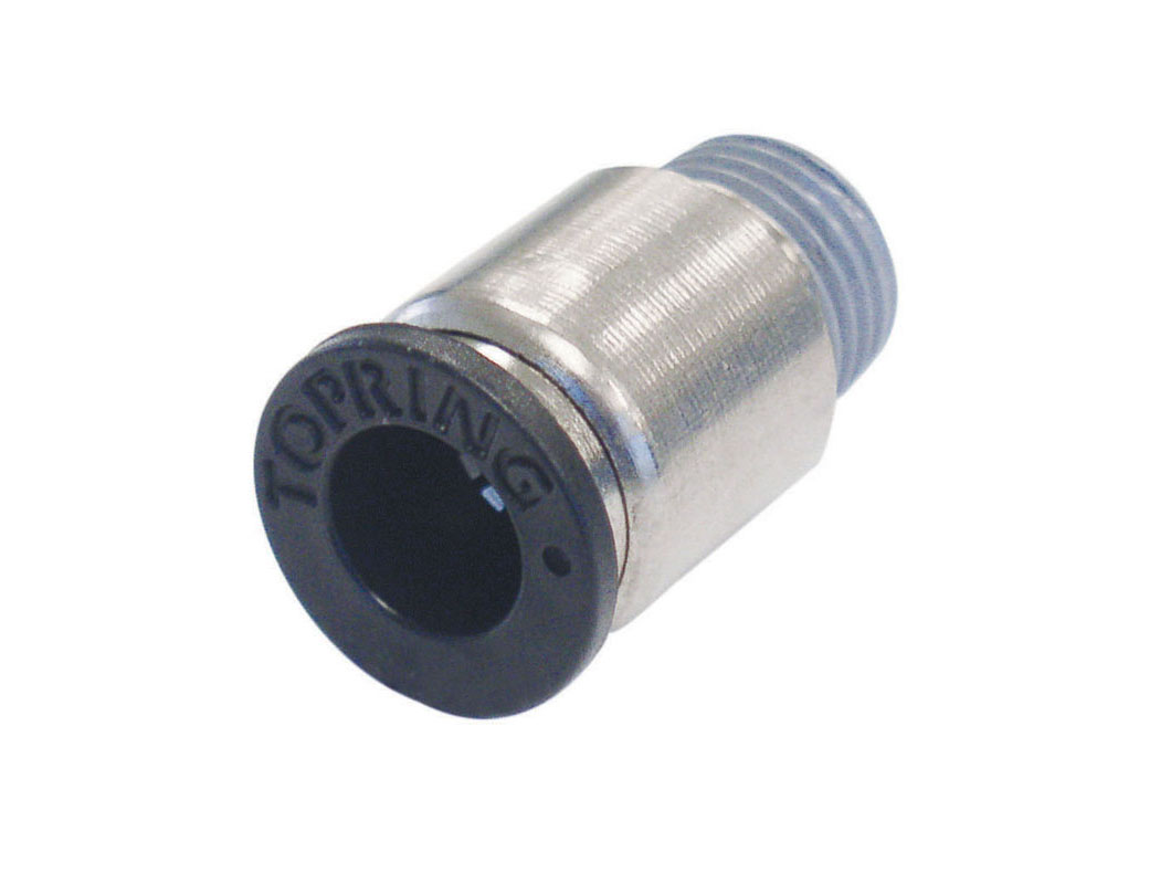 COMPOSITE PUSH-CONNECTOR HEX 6MM x 1/8(M)BSPT